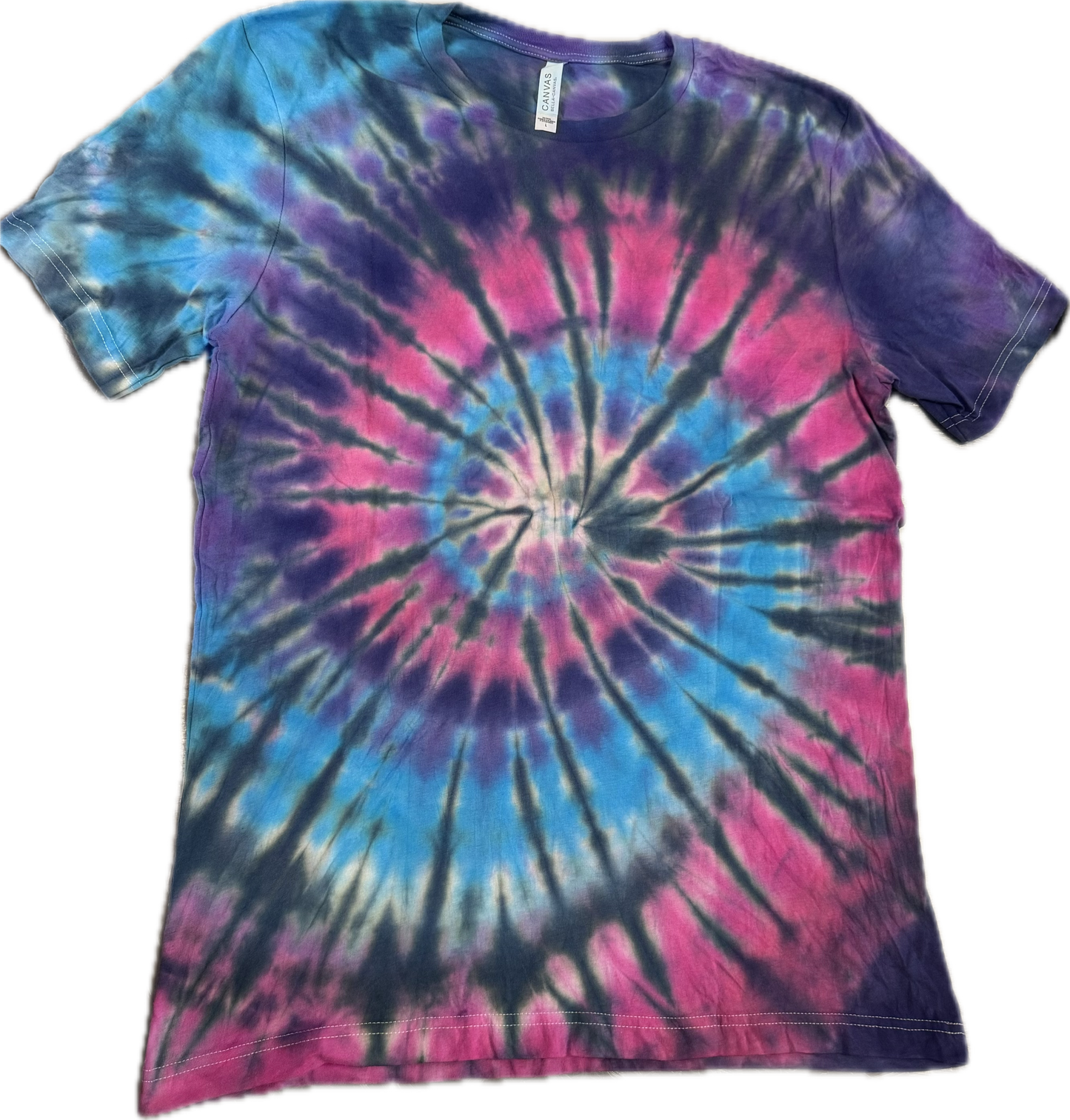 Blue purple & pink swirl