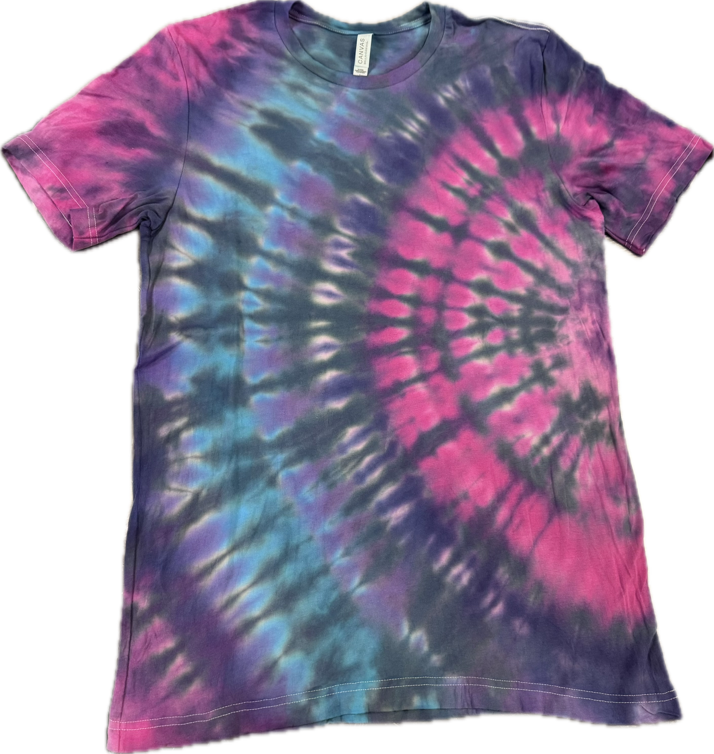Pink purple & blue burst