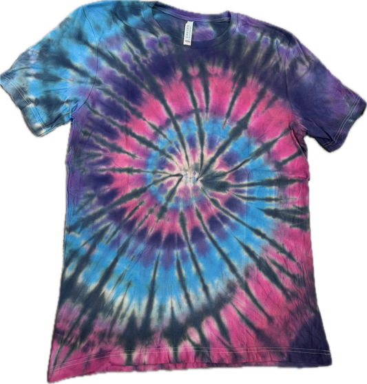 Blue purple & pink swirl