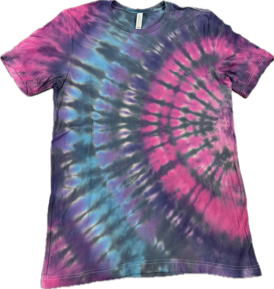 Pink purple & blue burst