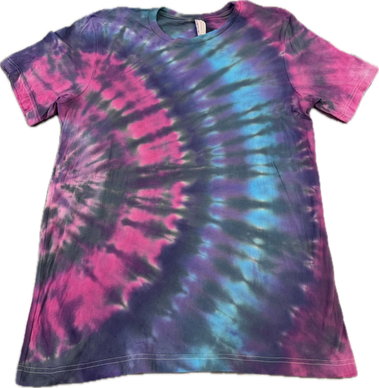 Pink purple & blue burst